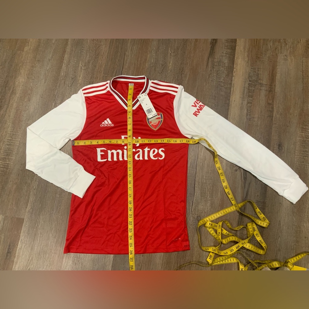 ARSENAL 2019 2020 Long Sleeve HOME SHIRT FOOTBALL SOCCER JERSEY EH5645 SIZE S - Picture 5 of 11